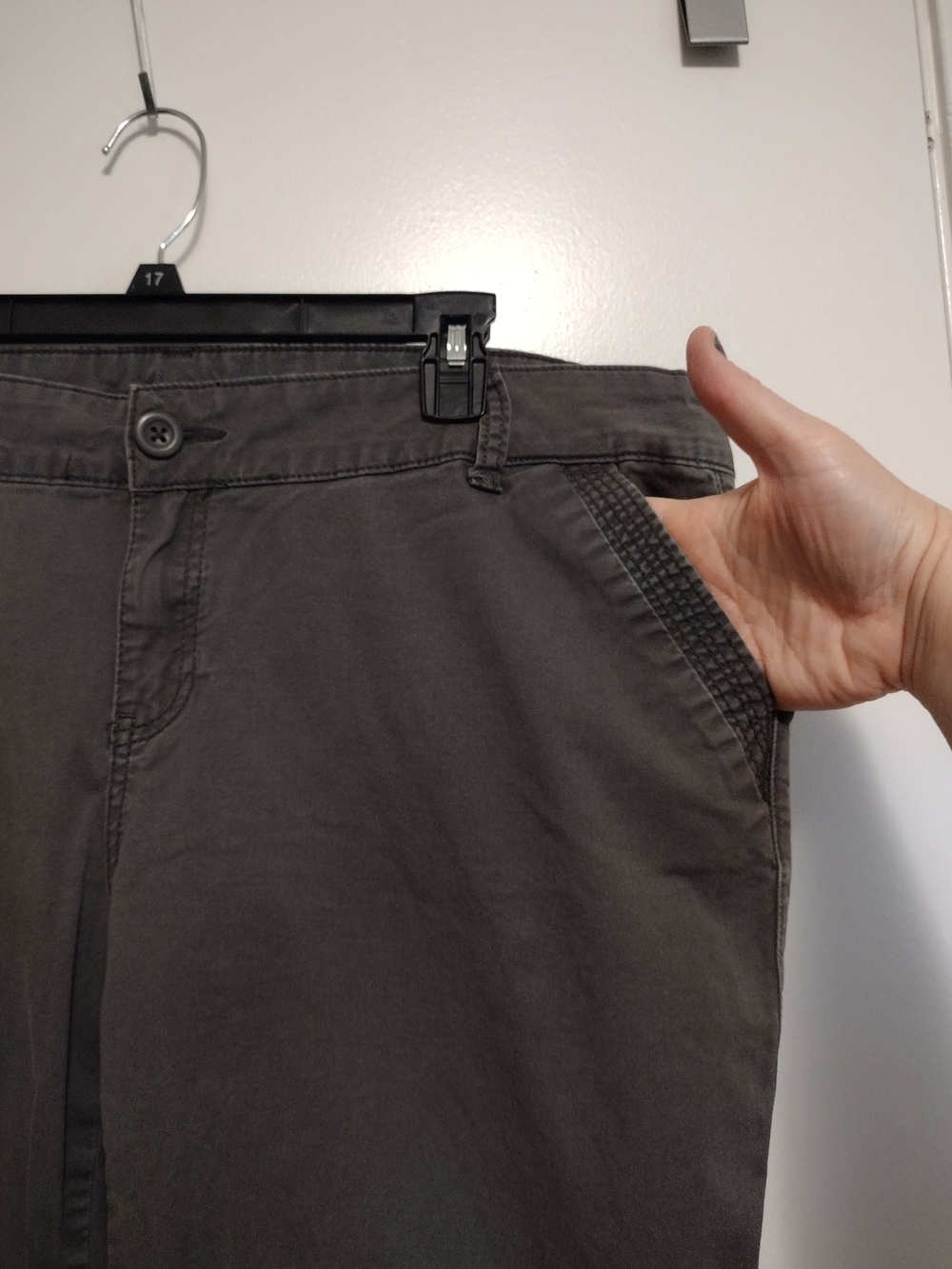 Maurices Gray Boot Cut Pants - Picture 2 of 6
